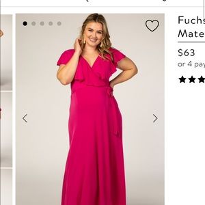 Maxi maternity dress